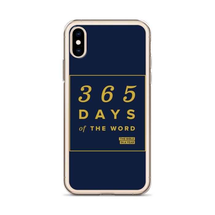 365 Days of the Word Bible in a Year iPhone Case – Navy