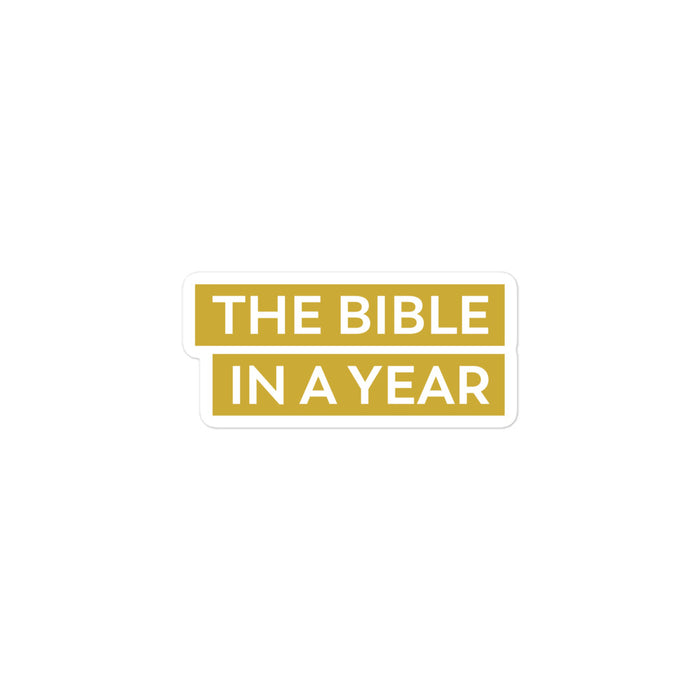 Bible in a Year Sticker – Ascension