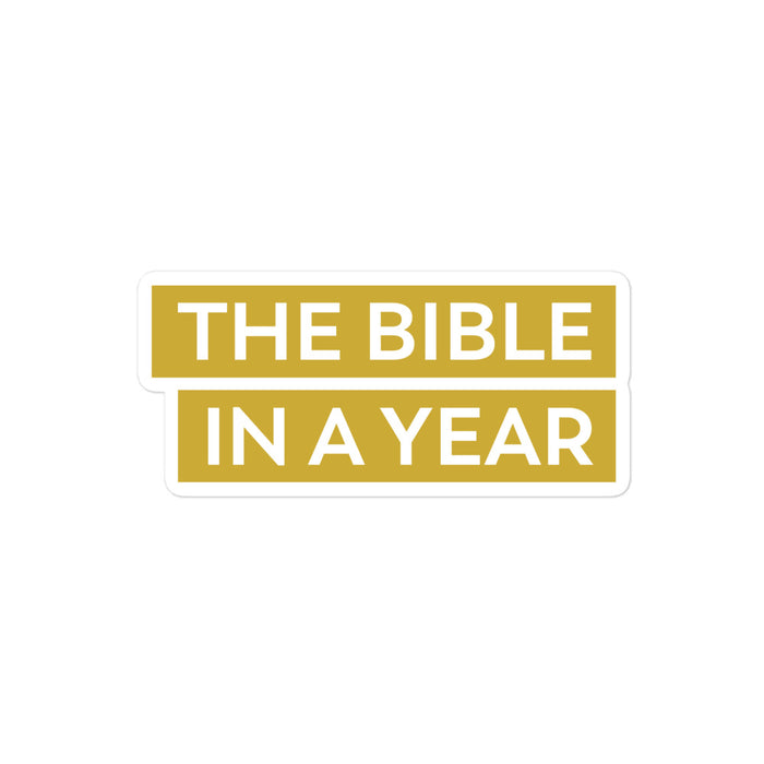 Bible in a Year Sticker