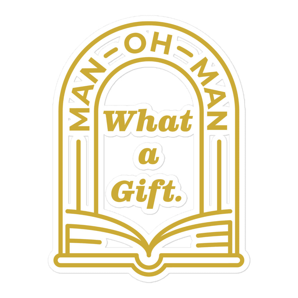 Man-oh-Man Bible in a Year Sticker