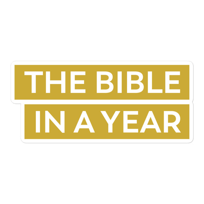 Bible in a Year Sticker
