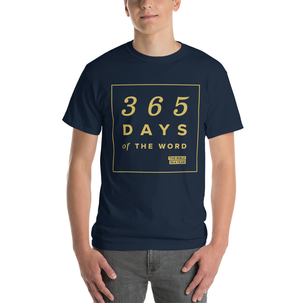 365 Days of the Word Bible in a Year Men's T-Shirt