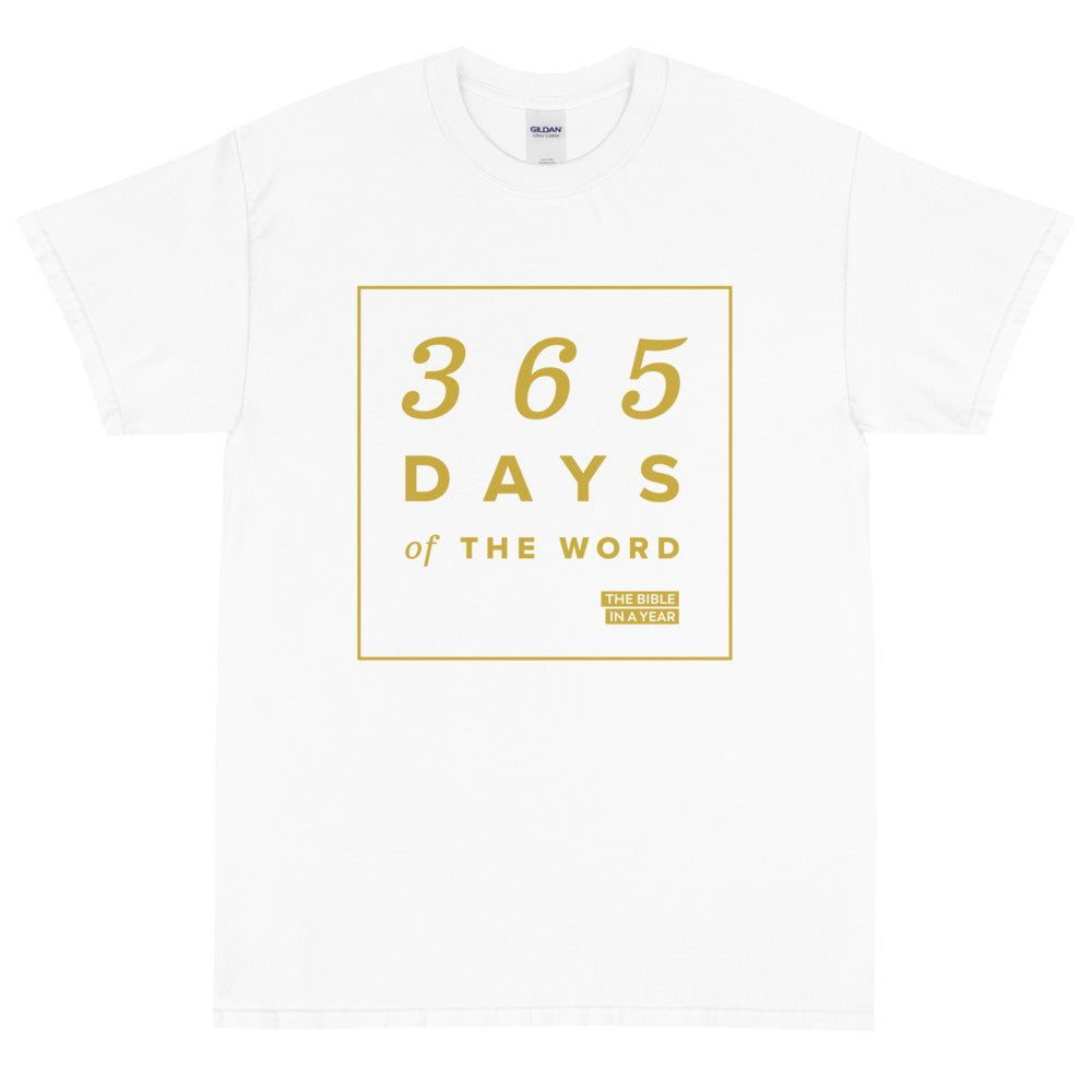 "365 días de la Palabra" / Camiseta de hombre Biblia en un año