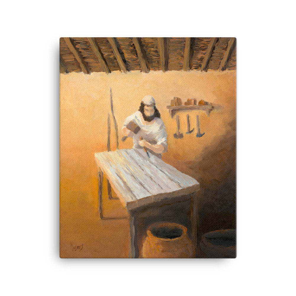 Rejoice! Fine Art Canvas Prints: Joseph the Carpenter