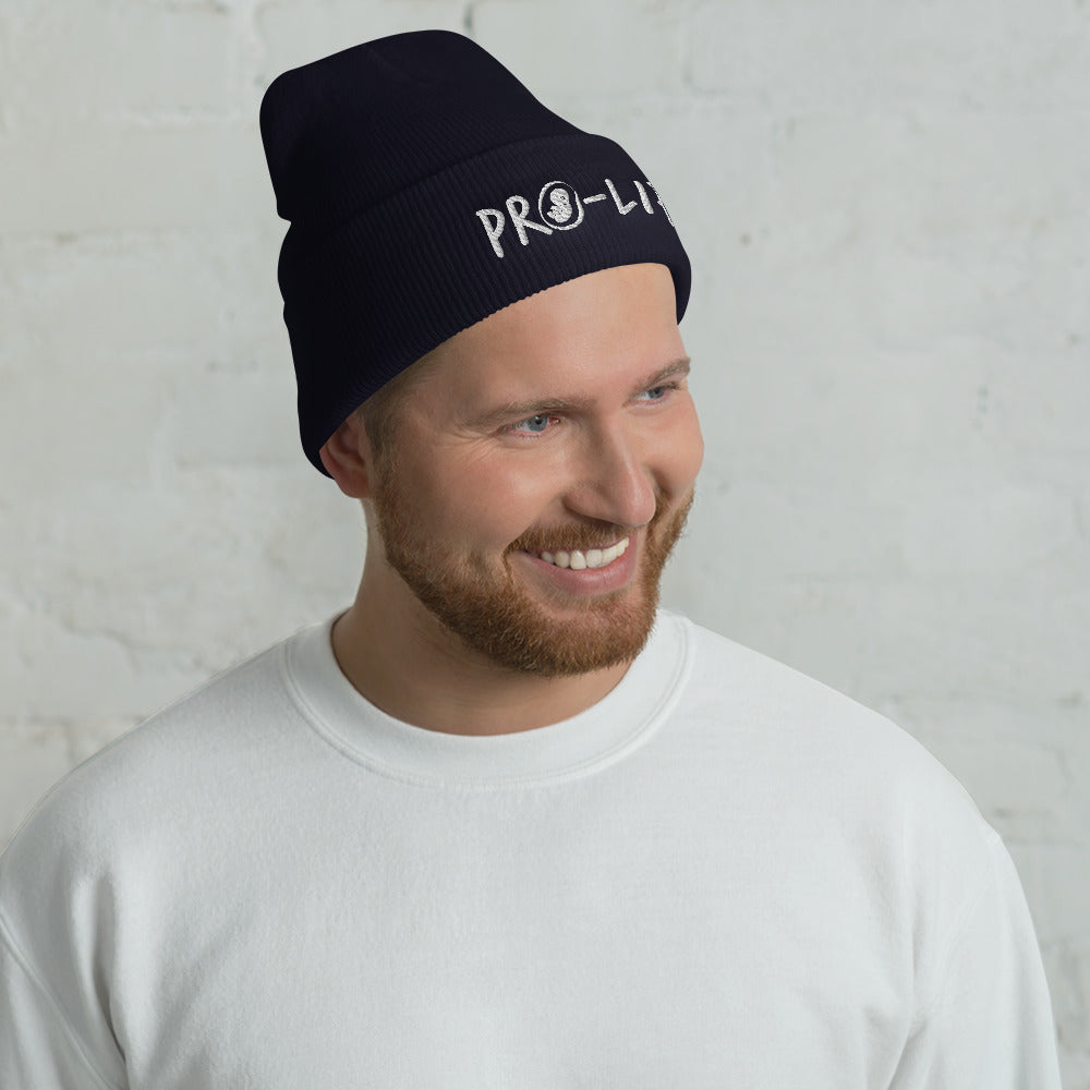 Gorro con puño provida