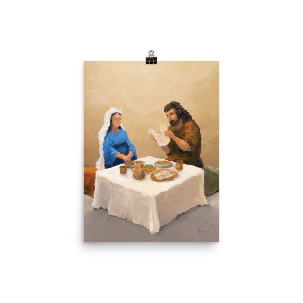 ¡Regocíjate! Láminas de arte: Rompiendo el pan