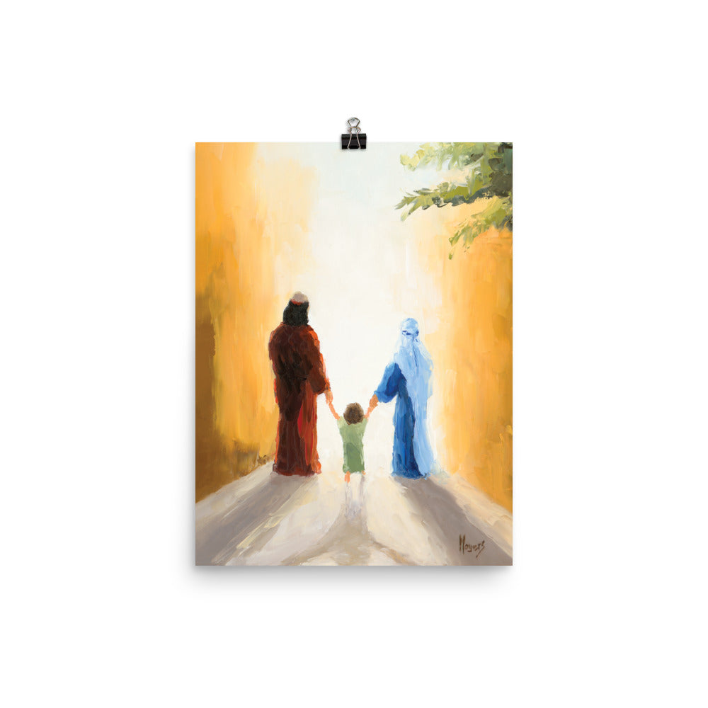 Rejoice! Art Prints: Holy Family Walk