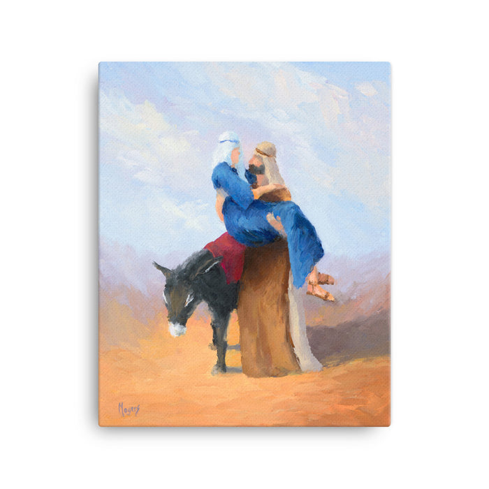 Rejoice! Fine Art Canvas Prints: Embarking for Bethlehem