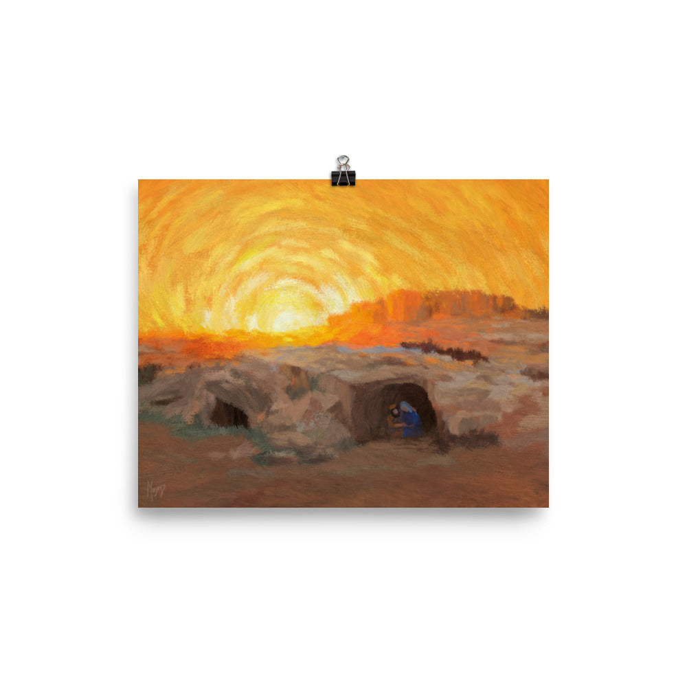 Rejoice! Art Prints: The Manger at Sunset