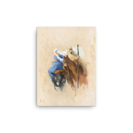 Rejoice! Fine Art Canvas Prints: The Journey to Bethlehem