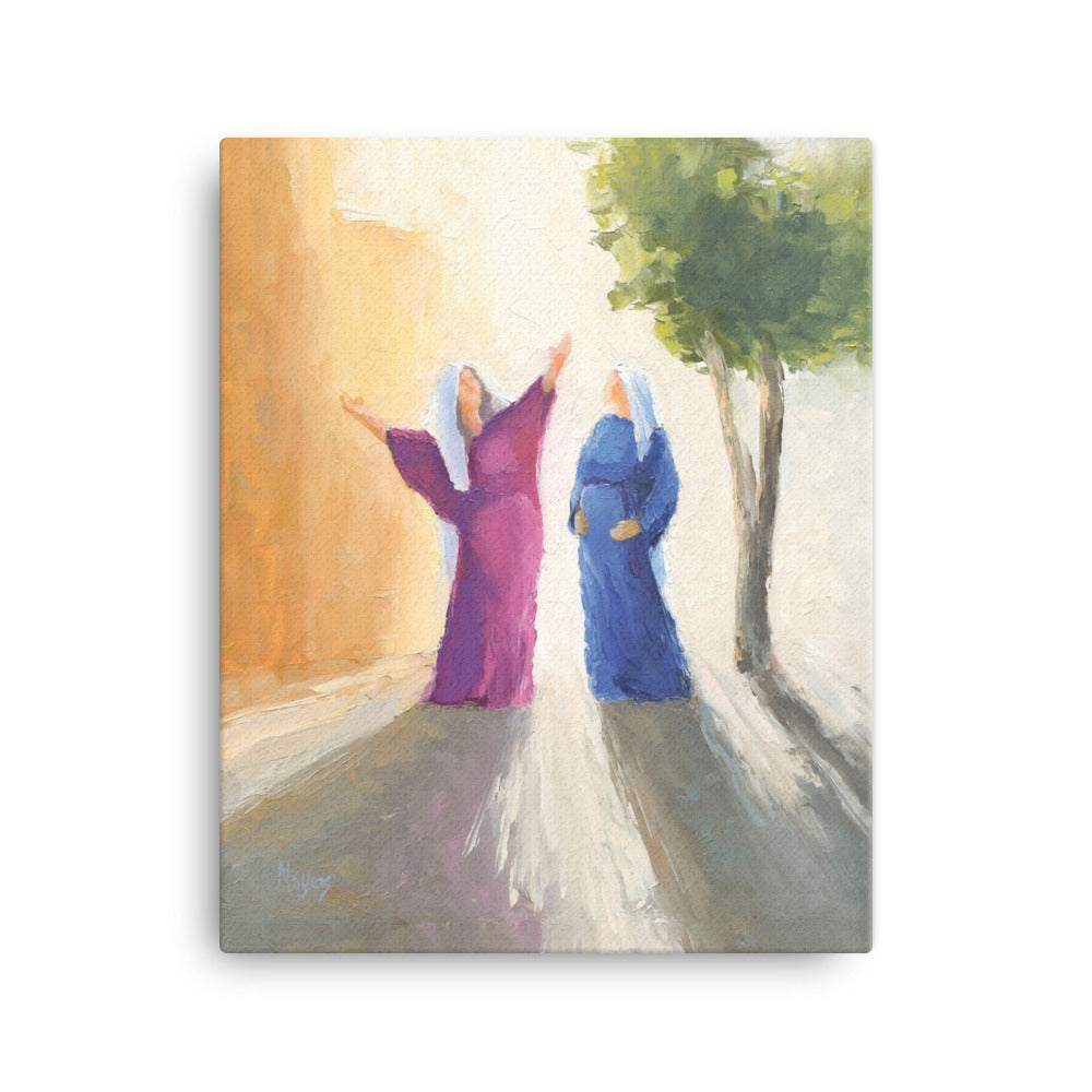 Rejoice! Fine Art Canvas Prints: The Visitation