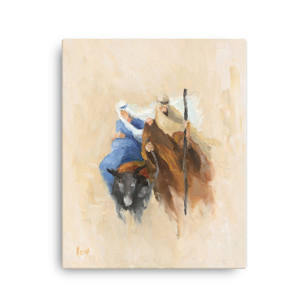 Rejoice! Fine Art Canvas Prints: The Journey to Bethlehem