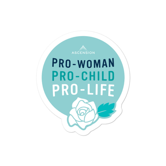 Pro-Woman, Pro-Child, Pro-Life Stickers