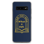 Man-oh-Man Bible in a Year Samsung Phone Case - Navy