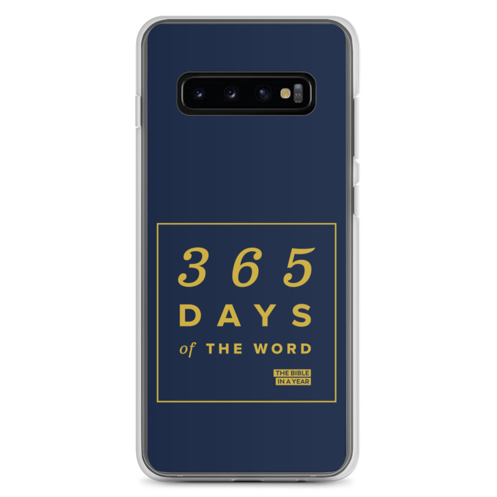 Funda para teléfono Samsung 365 días de la Biblia La Palabra en un año - Azul marino