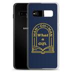 Man-oh-Man Bible in a Year Samsung Phone Case - Navy