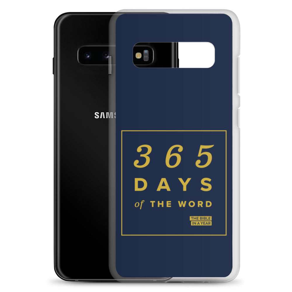 Funda para teléfono Samsung 365 días de la Biblia La Palabra en un año - Azul marino