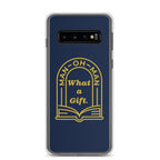 Man-oh-Man Bible in a Year Samsung Phone Case - Navy