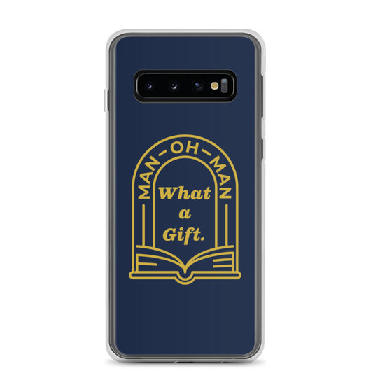 Man-oh-Man Bible in a Year Samsung Phone Case â Navy