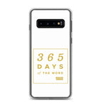 365 Days of the Word Bible in a Year Samsung Phone Case - Navy