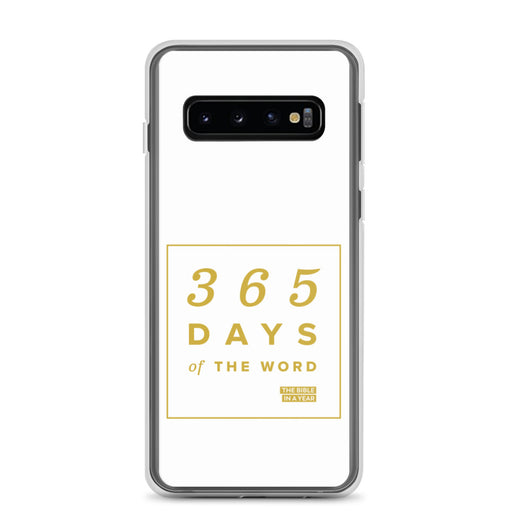 365 Days of the Word Bible in a Year Samsung Phone Case – White