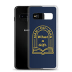 Man-oh-Man Bible in a Year Samsung Phone Case - Navy