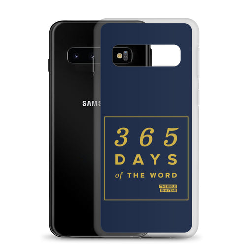 Funda para teléfono Samsung 365 días de la Biblia La Palabra en un año - Azul marino