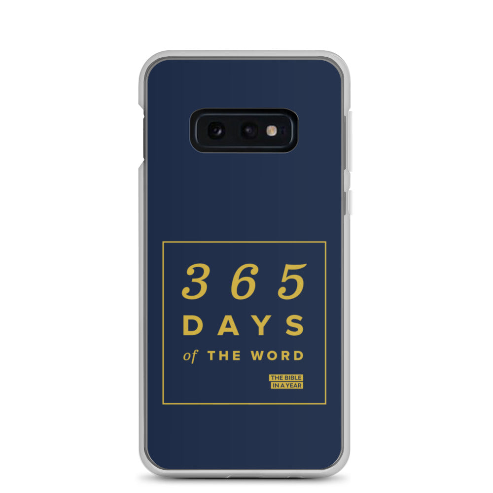 Funda para teléfono Samsung 365 días de la Biblia La Palabra en un año - Azul marino