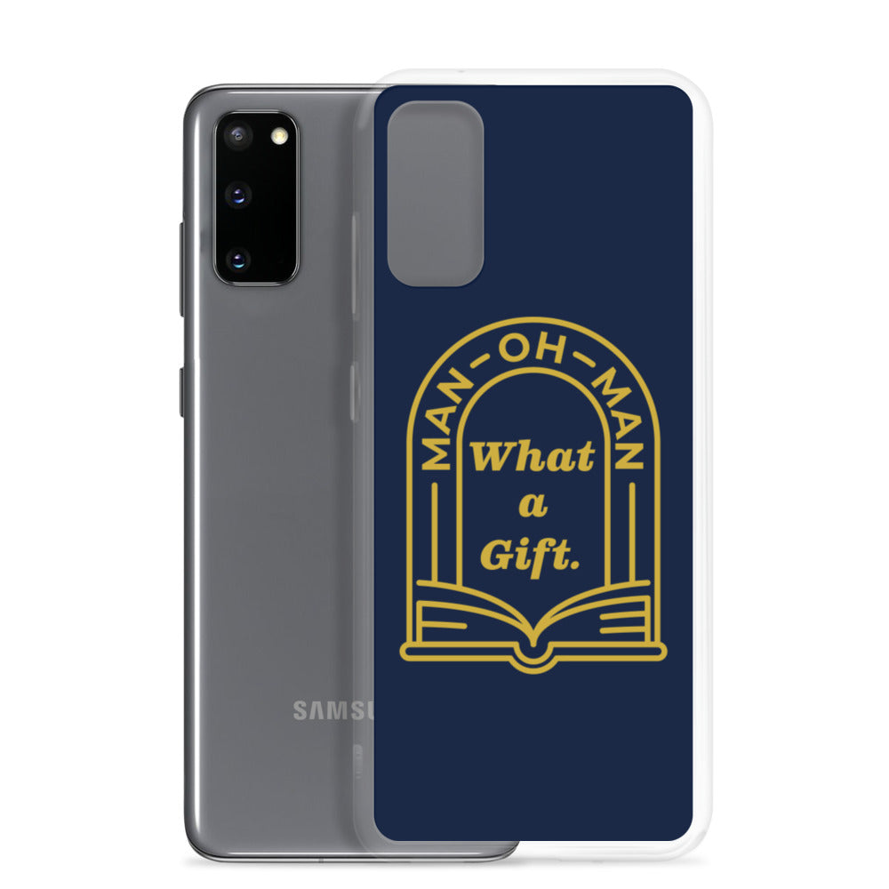 Man-oh-Man Bible in a Year Samsung Phone Case â Navy