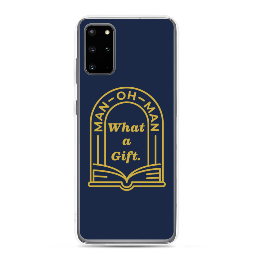 Man-oh-Man Bible in a Year Samsung Phone Case â Navy