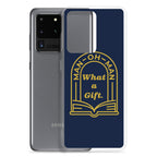 Man-oh-Man Bible in a Year Samsung Phone Case - Navy