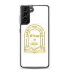Man-oh-Man Bible in a Year Samsung Phone Case - Navy