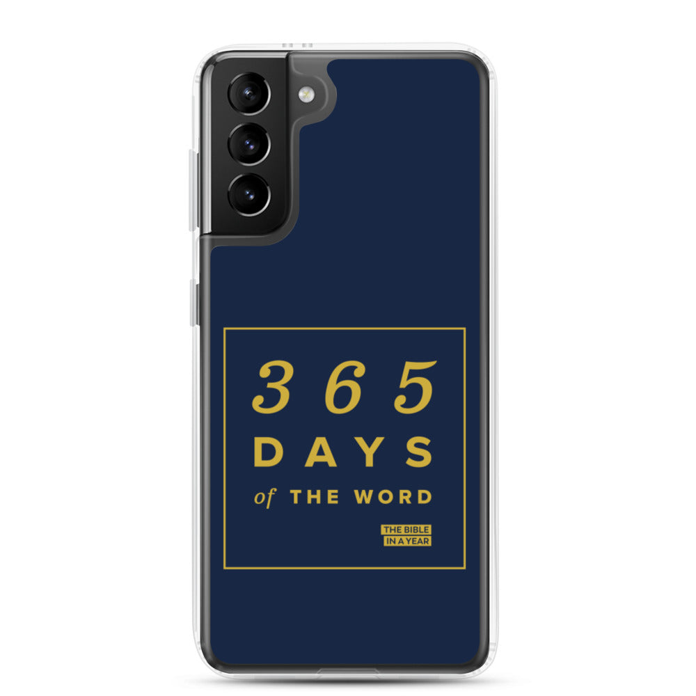 Funda para teléfono Samsung 365 días de la Biblia La Palabra en un año - Azul marino