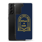 Man-oh-Man Bible in a Year Samsung Phone Case - Navy
