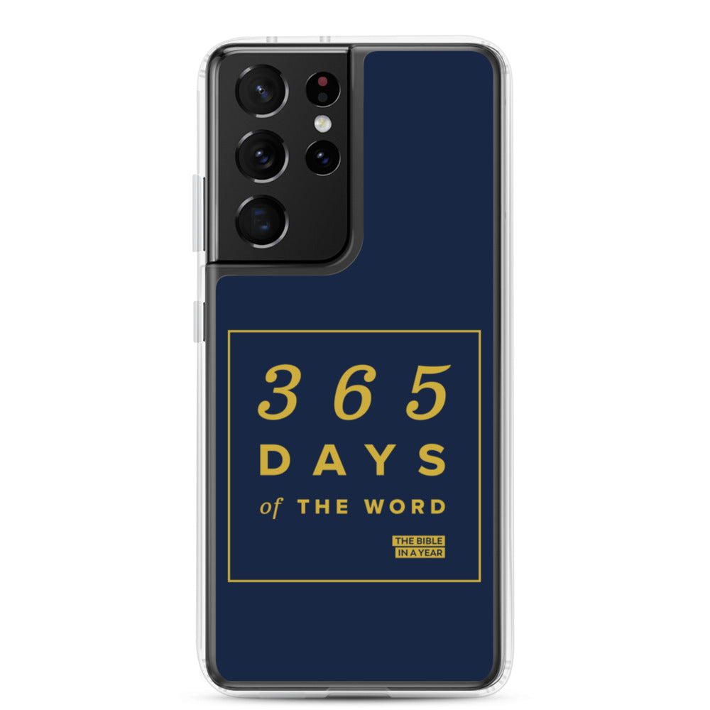 Funda para teléfono Samsung 365 días de la Biblia La Palabra en un año - Azul marino