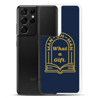 Man-oh-Man Bible in a Year Samsung Phone Case - Navy