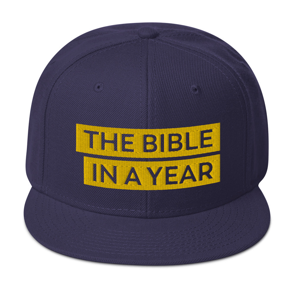 La gorra "La Biblia en un Año"