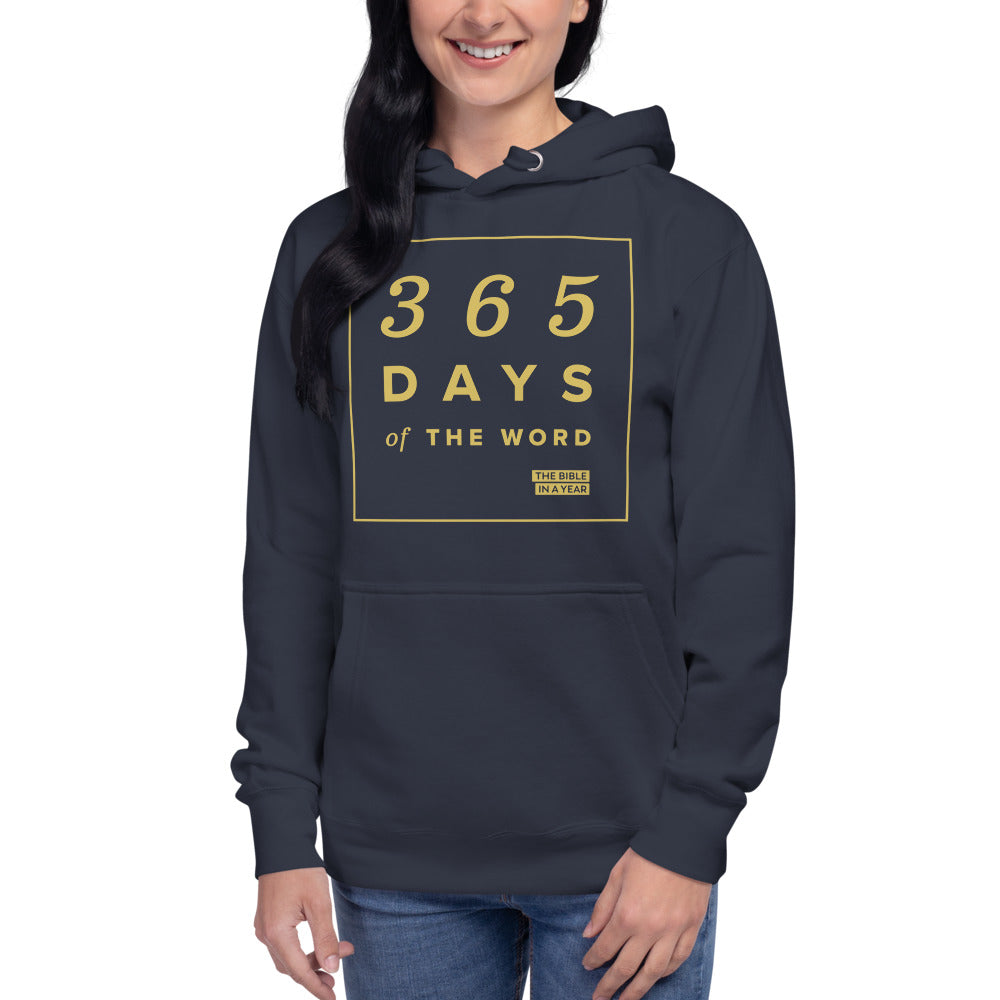 Sudadera con capucha unisex de 365 días de la Biblia en un año