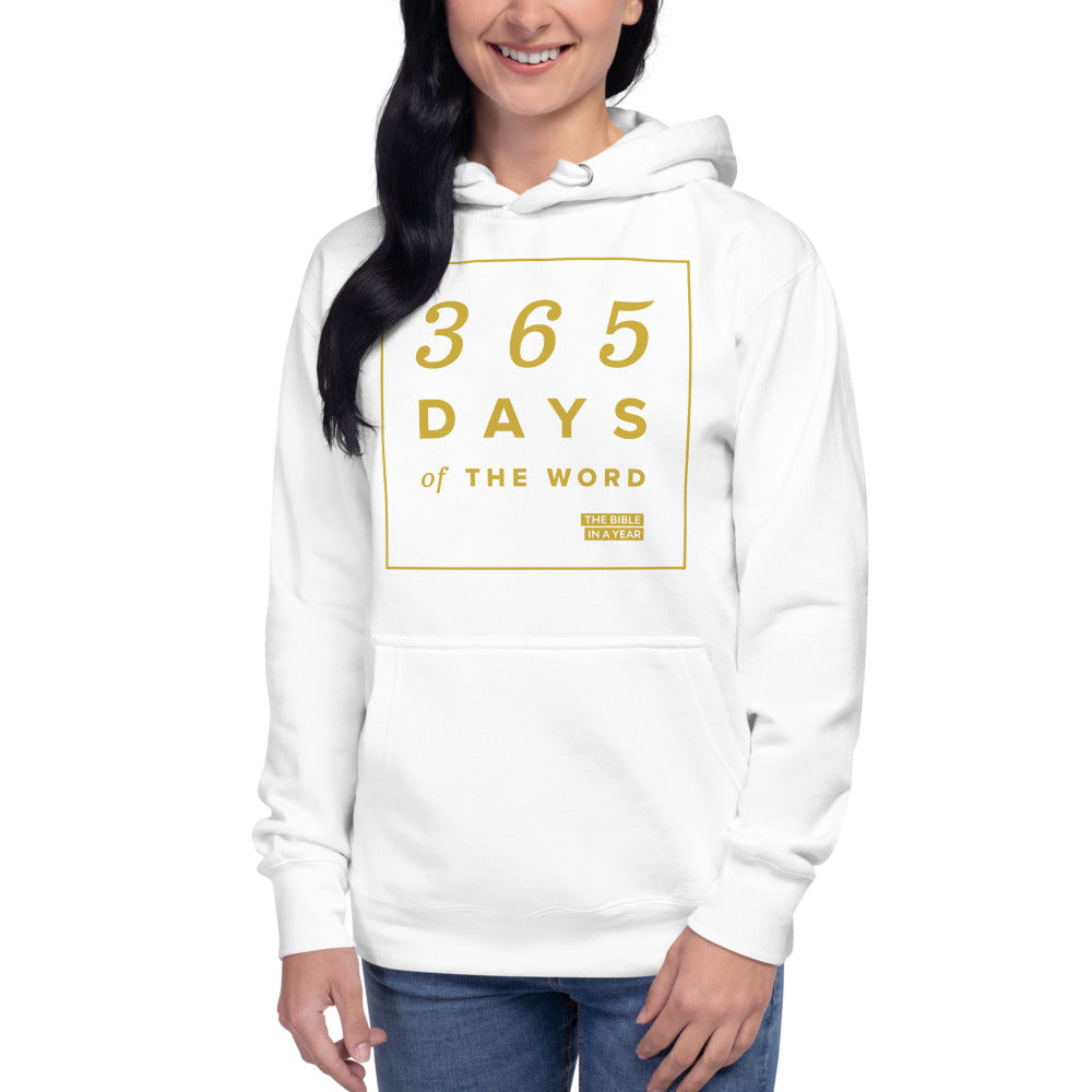 Sudadera con capucha unisex de 365 días de la Biblia en un año