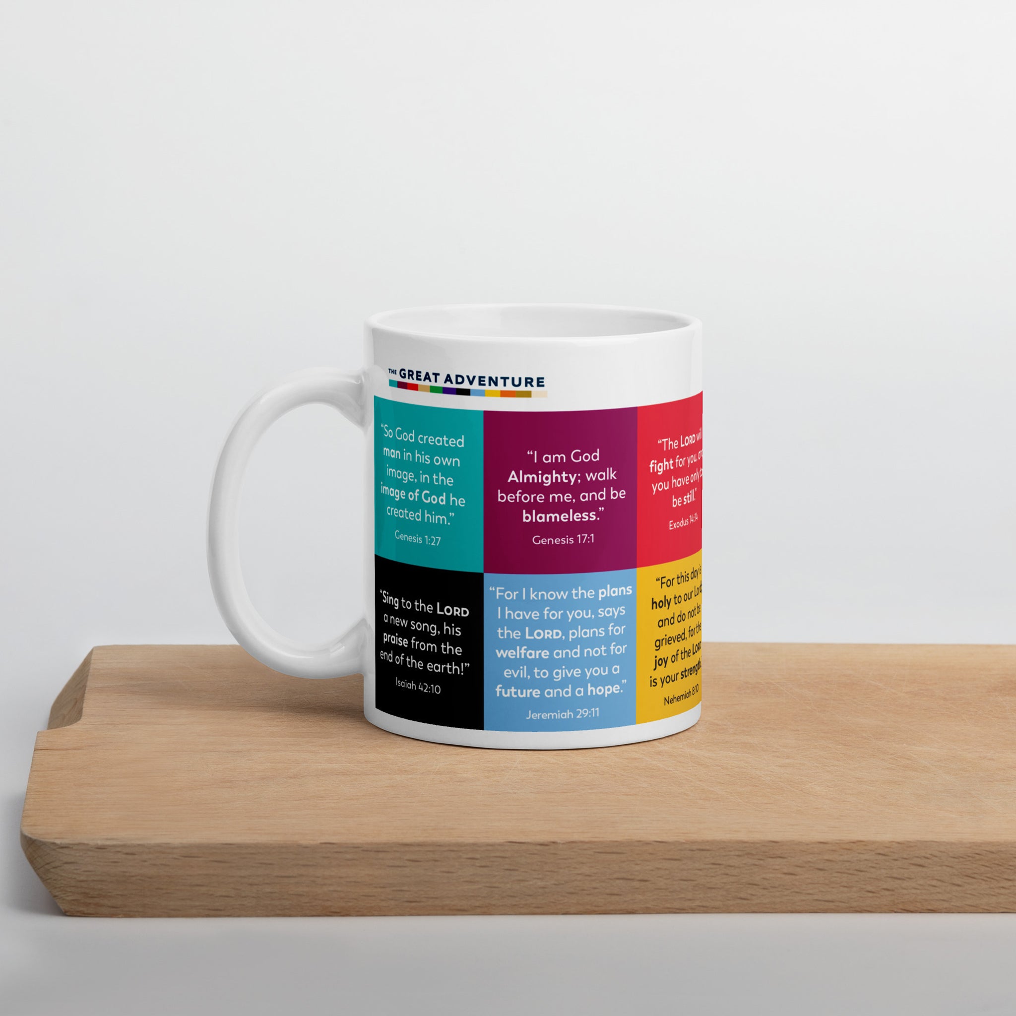 La taza de la línea de tiempo bíblica