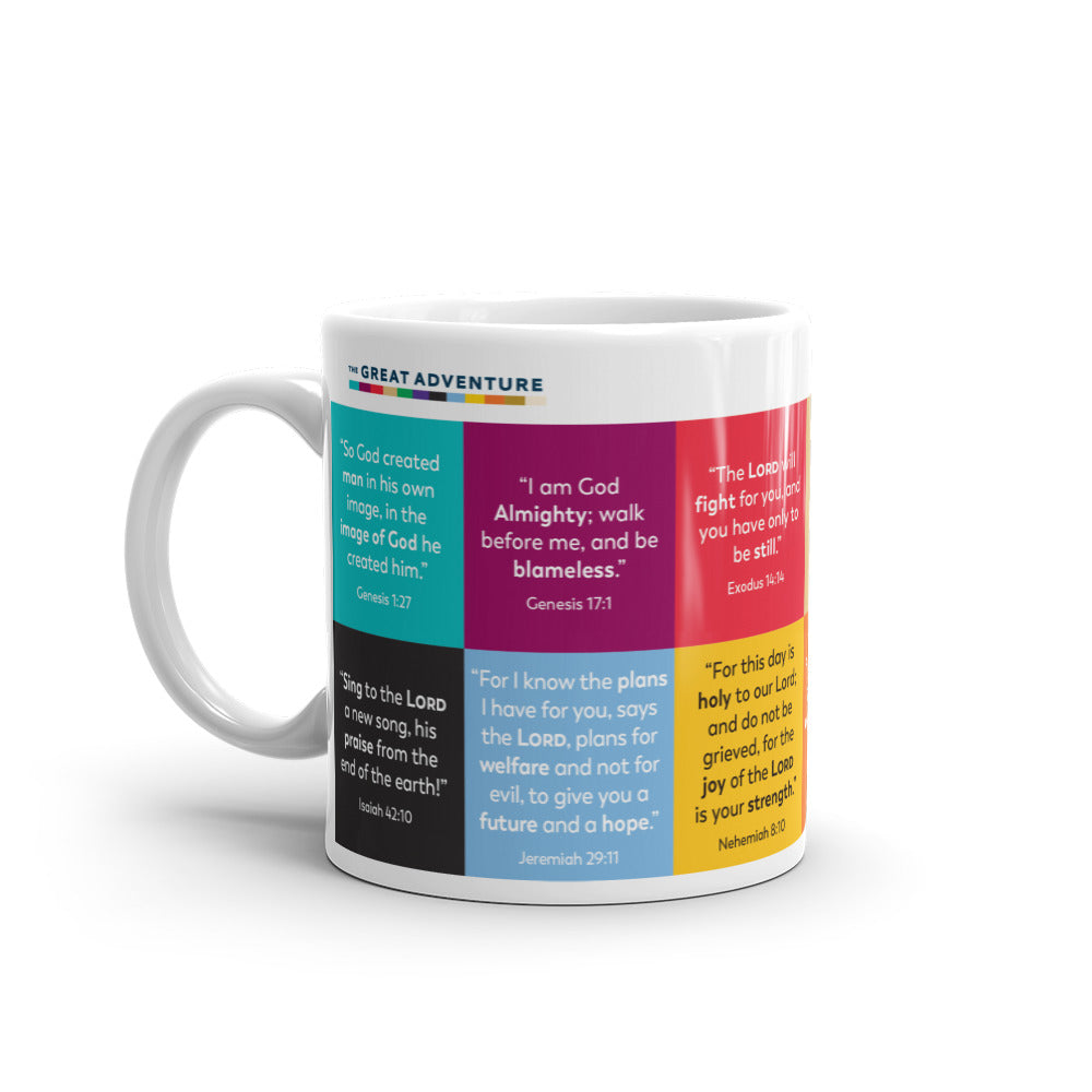 La taza de la línea de tiempo bíblica